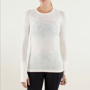 Lululemon Swiftly Tech Long Sleeve (Cream)